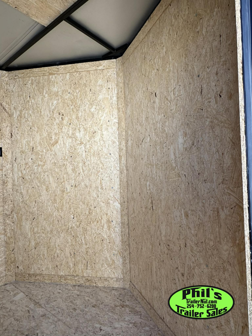 New 7X16 UPGRADED .080 EXTERIOR & REAR WING Cargo / Enclosed Trailer