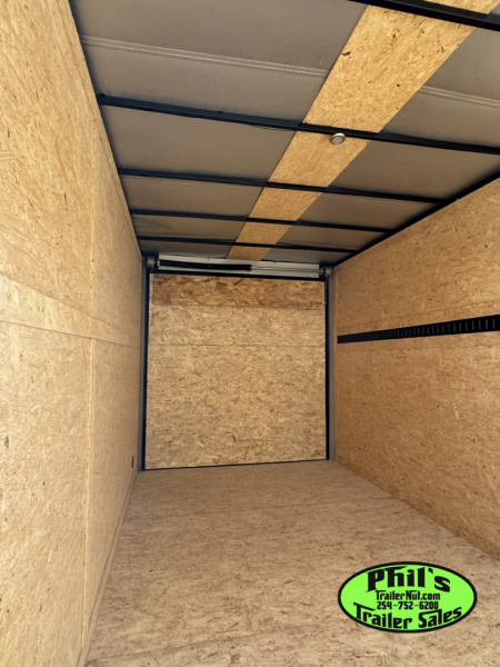 New 7X16 UPGRADED .080 EXTERIOR & REAR WING Cargo / Enclosed Trailer