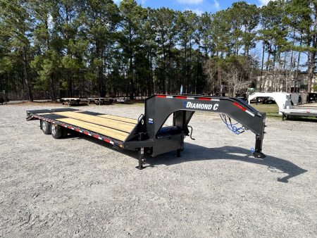 New 2026 Diamond C FMAX210 Gooseneck Trailer (25ft Deck+5ftDovetail=30ft) #17570 lbs Payload