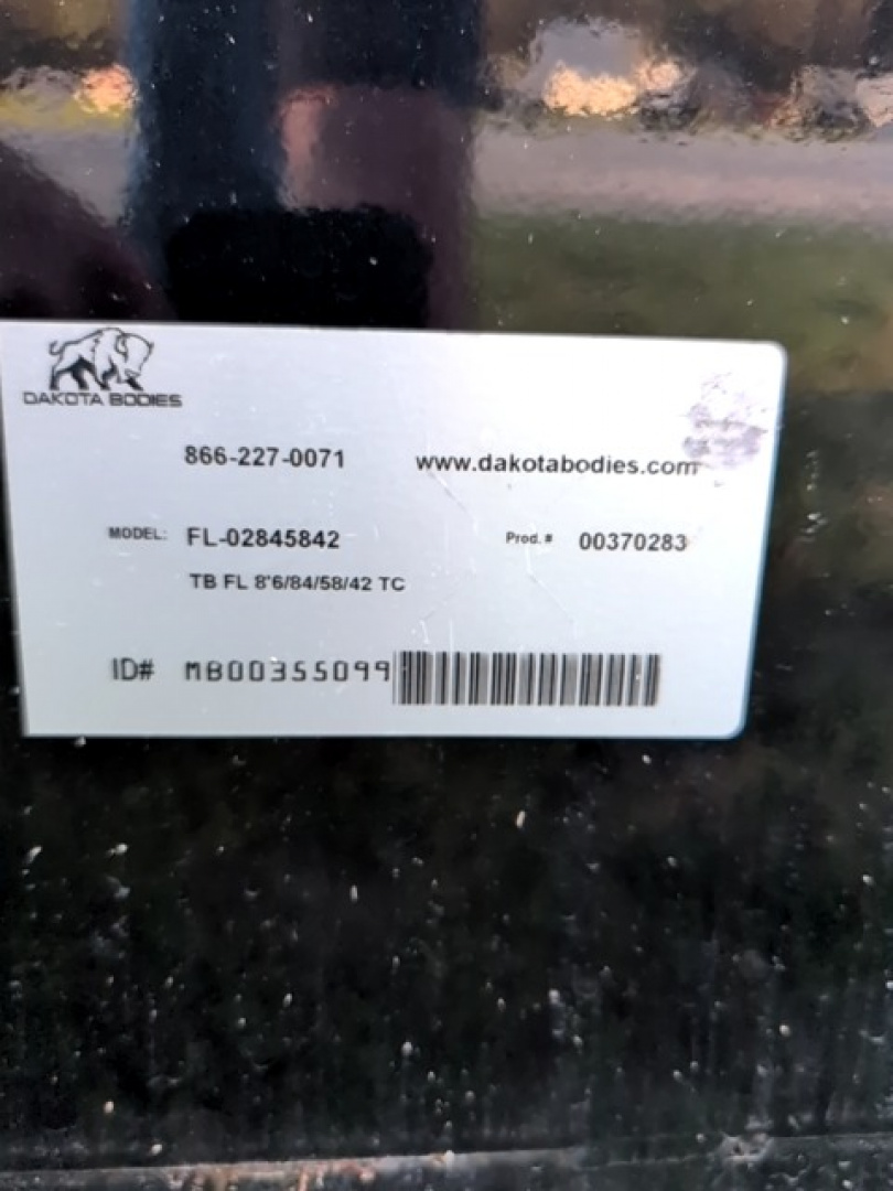 New 2023 Dakota Bodies Non Skirted Steel Truck Bed