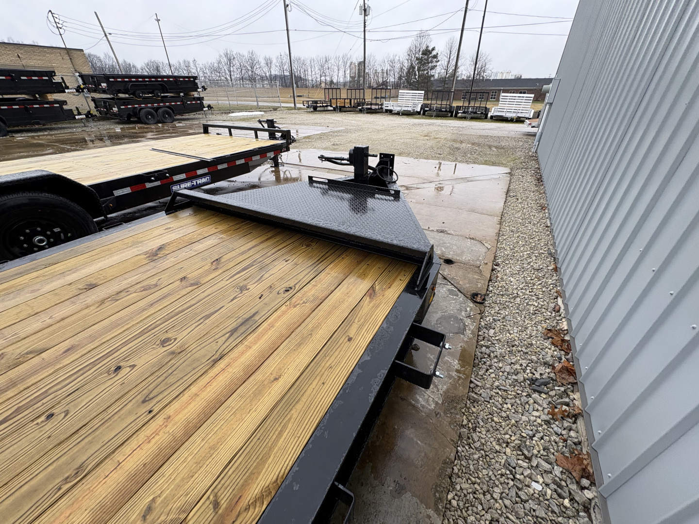 New 2026 Sure-Trac 7 x 20 (17+3) Pro Series 15.4K Beam Implement Trailer Equipment Trailer