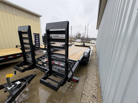 New 2026 Sure-Trac 7 x 20 (17+3) Pro Series 15.4K Beam Implement Trailer Equipment Trailer