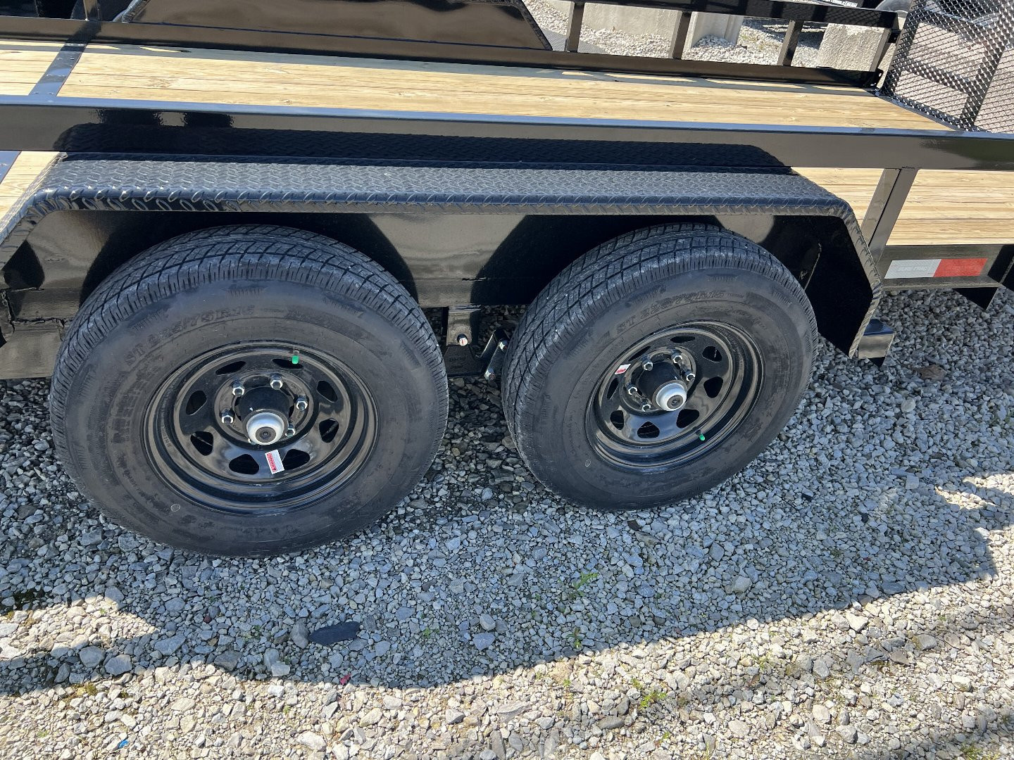 New 2026 Sure-Trac 7 x 22 Tube Top Utility Trailer 10K Tandem w/optional 5' contractor gate Utility Trailer