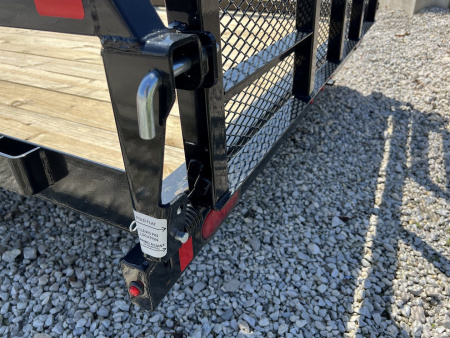 New 2026 Sure-Trac 7 x 22 Tube Top Utility Trailer 10K Tandem w/optional 5' contractor gate Utility Trailer