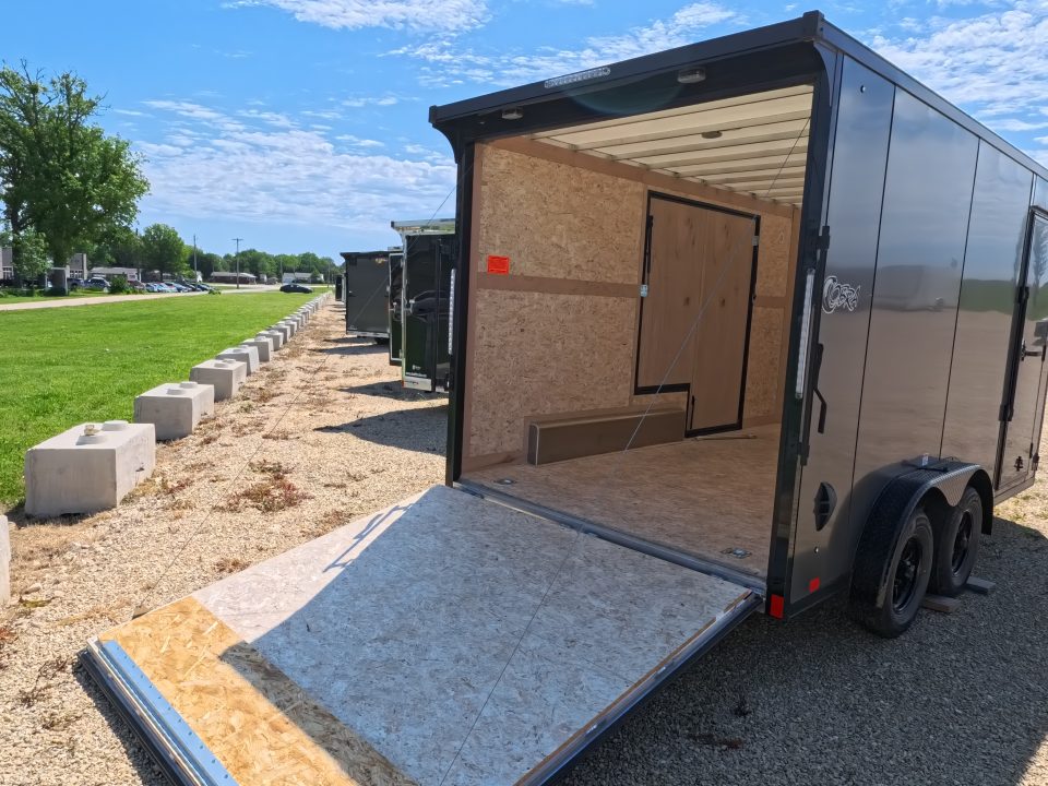 New 2026 Stealth Trailers 7.5 x 14 x 7 Cobra Enclosed Cargo with 7K GVWR, Torsion Axles, Sidewinder Escape Door and More!