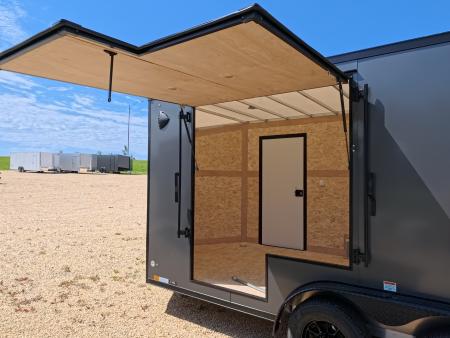 New 2026 Stealth Trailers 7.5 x 14 x 7 Cobra Enclosed Cargo with 7K GVWR, Torsion Axles, Sidewinder Escape Door and More!
