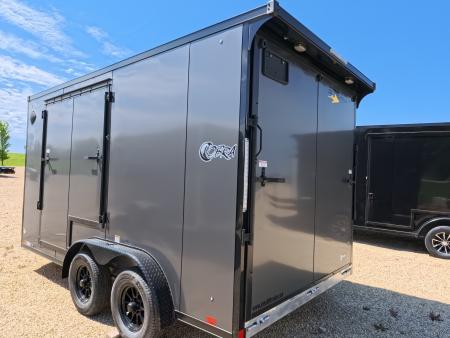 New 2026 Stealth Trailers 7.5 x 14 x 7 Cobra Enclosed Cargo with 7K GVWR, Torsion Axles, Sidewinder Escape Door and More!