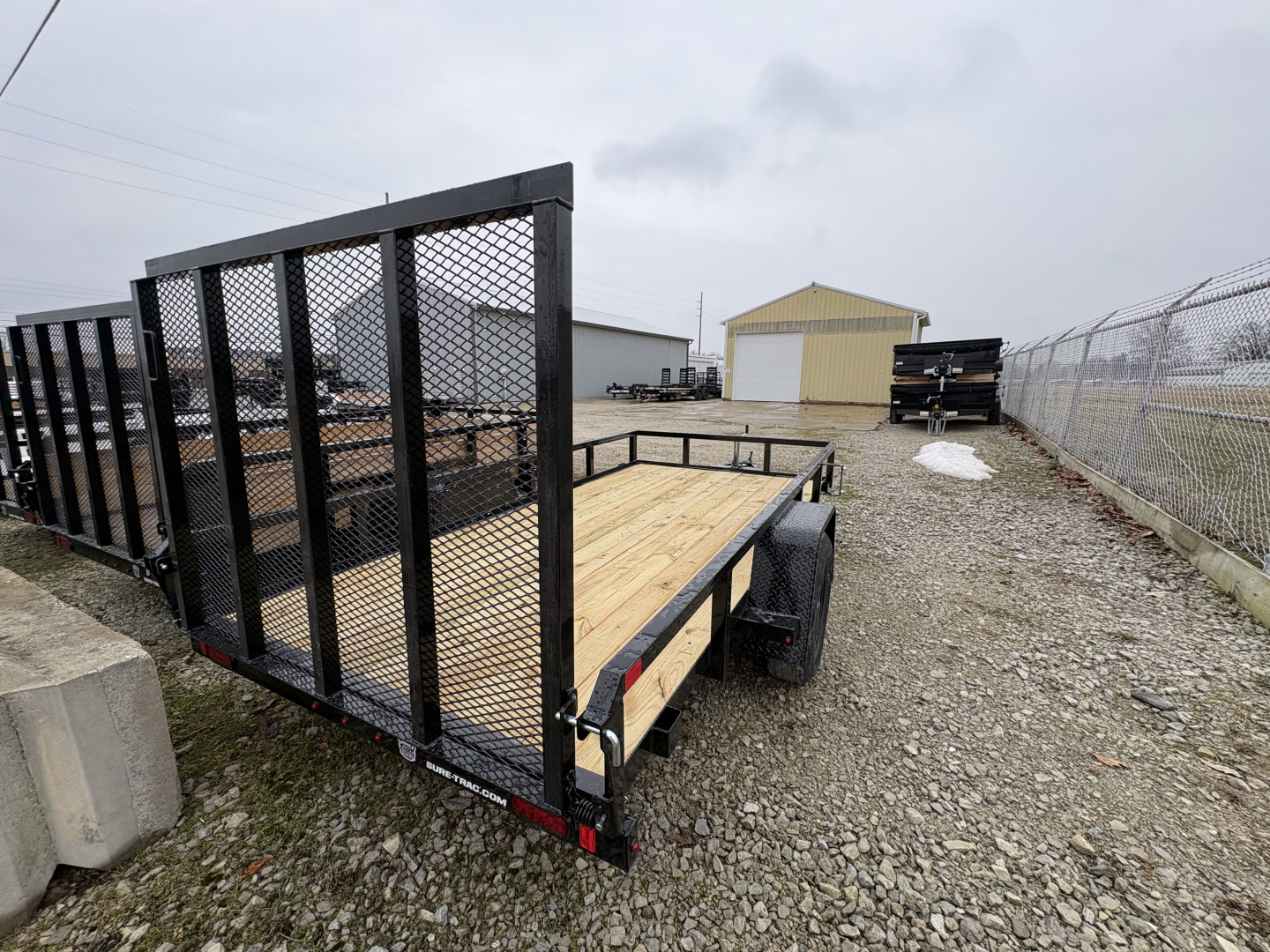 New 2026 Sure-Trac 6X12 TUBE TOP 5K WITH ELECTRIC BRAKES Utility Trailer