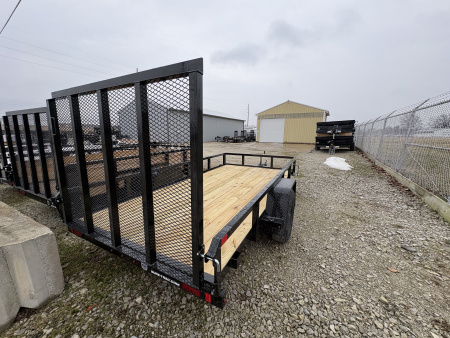 New 2026 Sure-Trac 6X12 TUBE TOP 5K WITH ELECTRIC BRAKES Utility Trailer