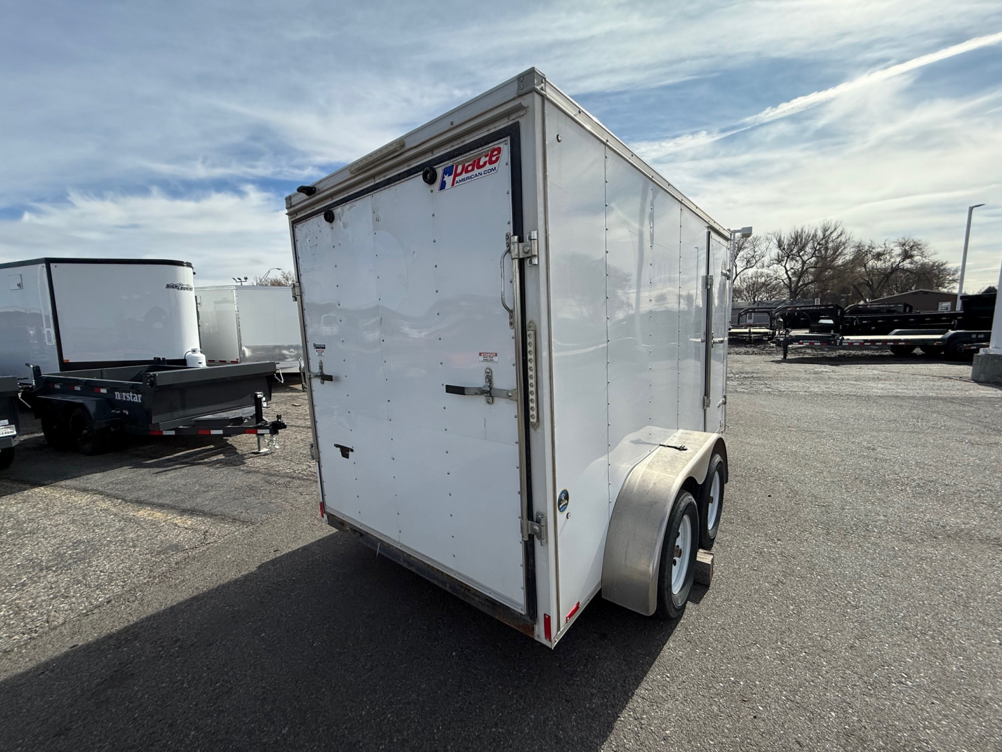 Used 2018 Pace American 6X12 Cargo / Enclosed Trailer