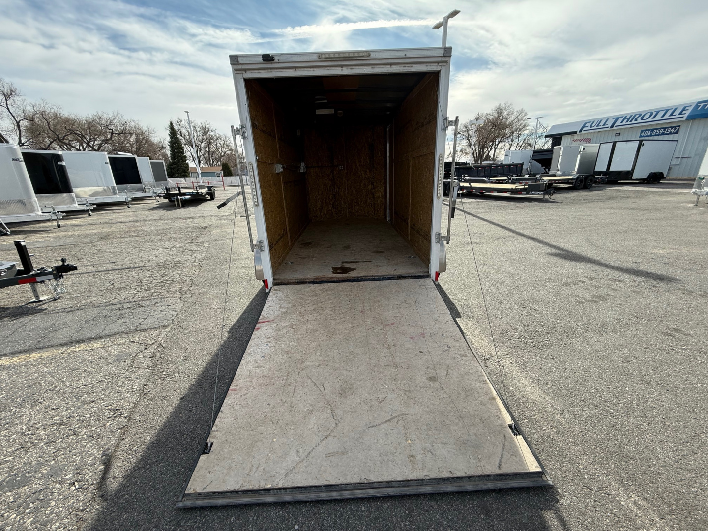 Used 2018 Pace American 6X12 Cargo / Enclosed Trailer