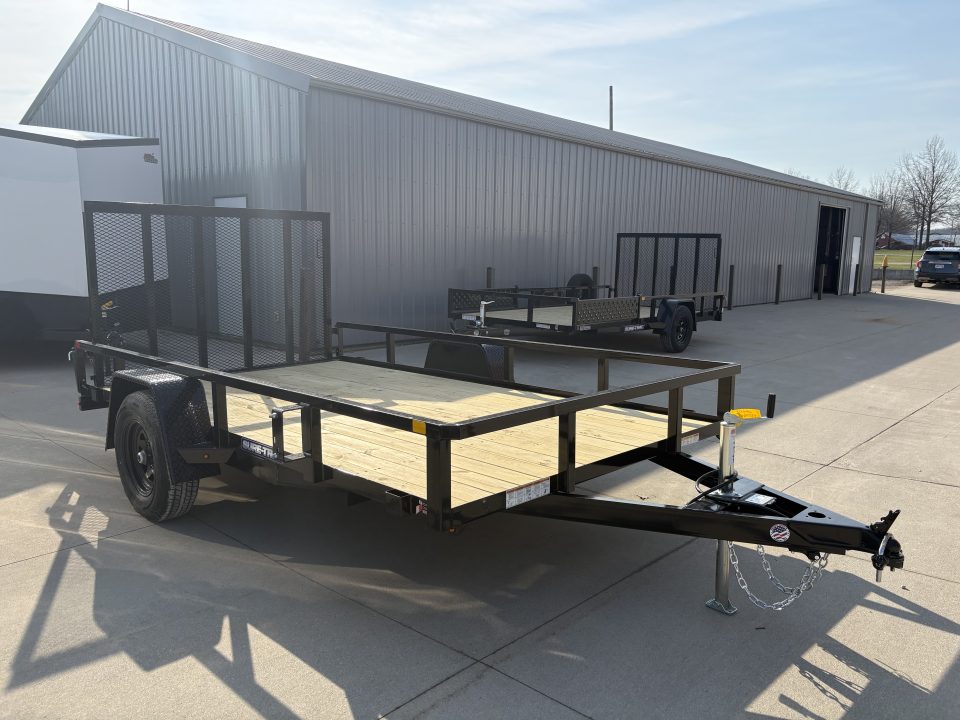 New 2026 Sure-Trac 7 x 12 Tube Top Utility Trailer 5K Eectric Brake Utility Trailer