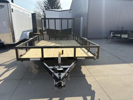 New 2026 Sure-Trac 7 x 12 Tube Top Utility Trailer 5K Eectric Brake Utility Trailer