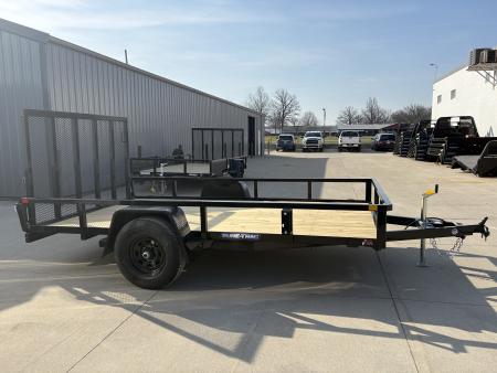 New 2026 Sure-Trac 7 x 12 Tube Top Utility Trailer 5K Eectric Brake Utility Trailer