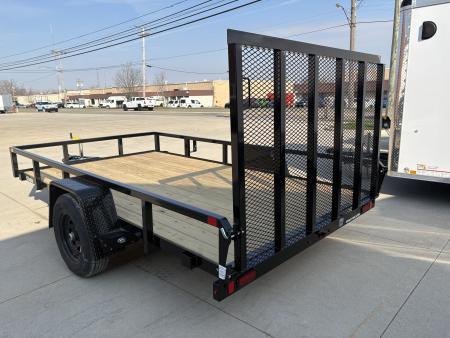 New 2026 Sure-Trac 7 x 12 Tube Top Utility Trailer 5K Eectric Brake Utility Trailer