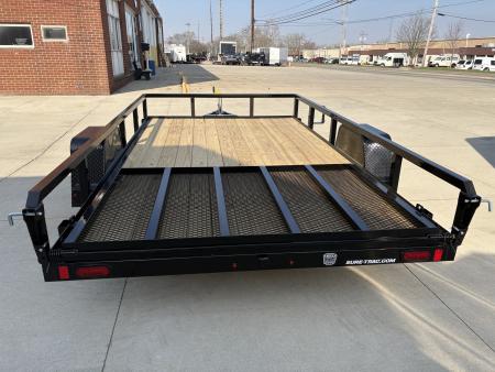 New 2026 Sure-Trac 7 x 12 Tube Top Utility Trailer 5K Eectric Brake Utility Trailer