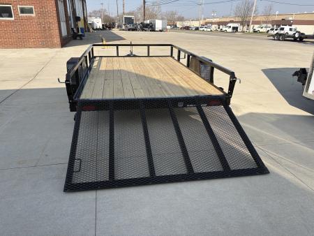 New 2026 Sure-Trac 7 x 12 Tube Top Utility Trailer 5K Eectric Brake Utility Trailer