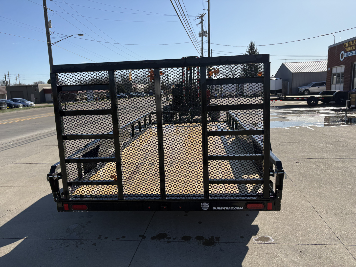 New 2026 Sure-Trac 7X16 TUBE TOP 7K Utility Trailer