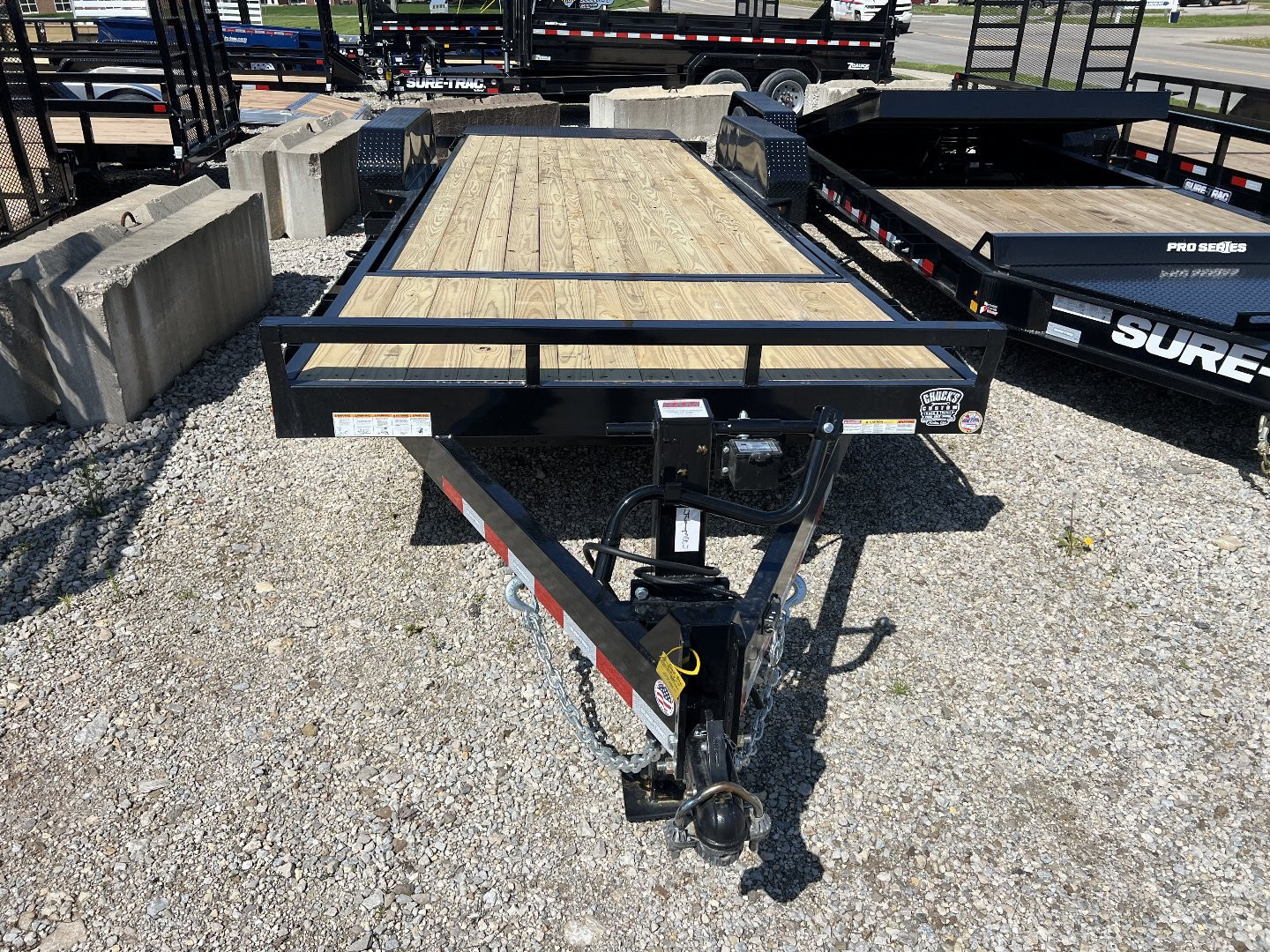 New 2026 Sure-Trac 7 X 18 + 4 Tilt Bed Equipment 14K Tilt Trailer