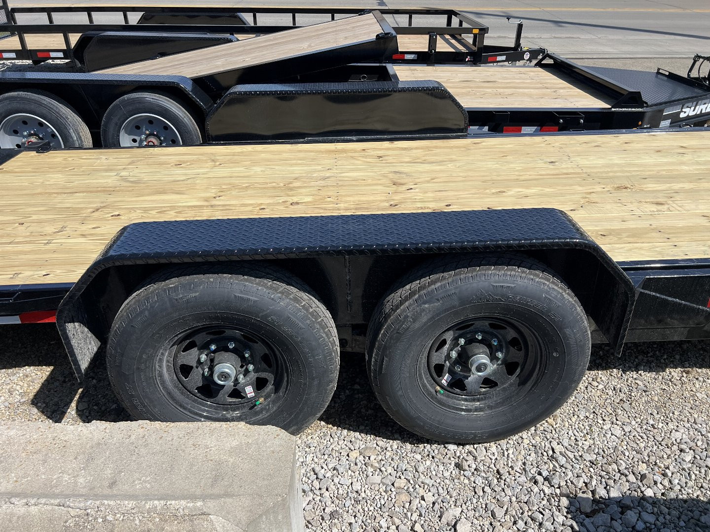 New 2026 Sure-Trac 7 X 18 + 4 Tilt Bed Equipment 14K Tilt Trailer