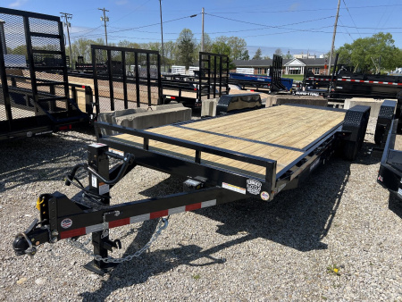 New 2026 Sure-Trac 7 X 18 + 4 Tilt Bed Equipment 14K Tilt Trailer