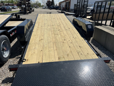 New 2026 Sure-Trac 7 X 18 + 4 Tilt Bed Equipment 14K Tilt Trailer