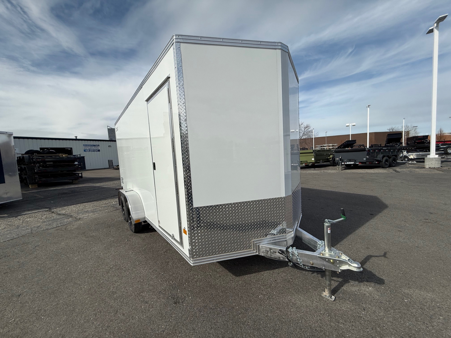New 2026 ALCOM 7X16 7K Cargo / Enclosed Trailer
