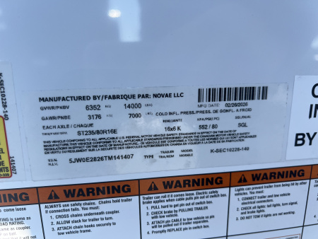 New 2026 Look Trailers 8.5x28 14K Element Cargo / Enclosed Trailer