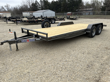 New 2026 Double A 83 x20' Car Trailer 7K Car Hauler