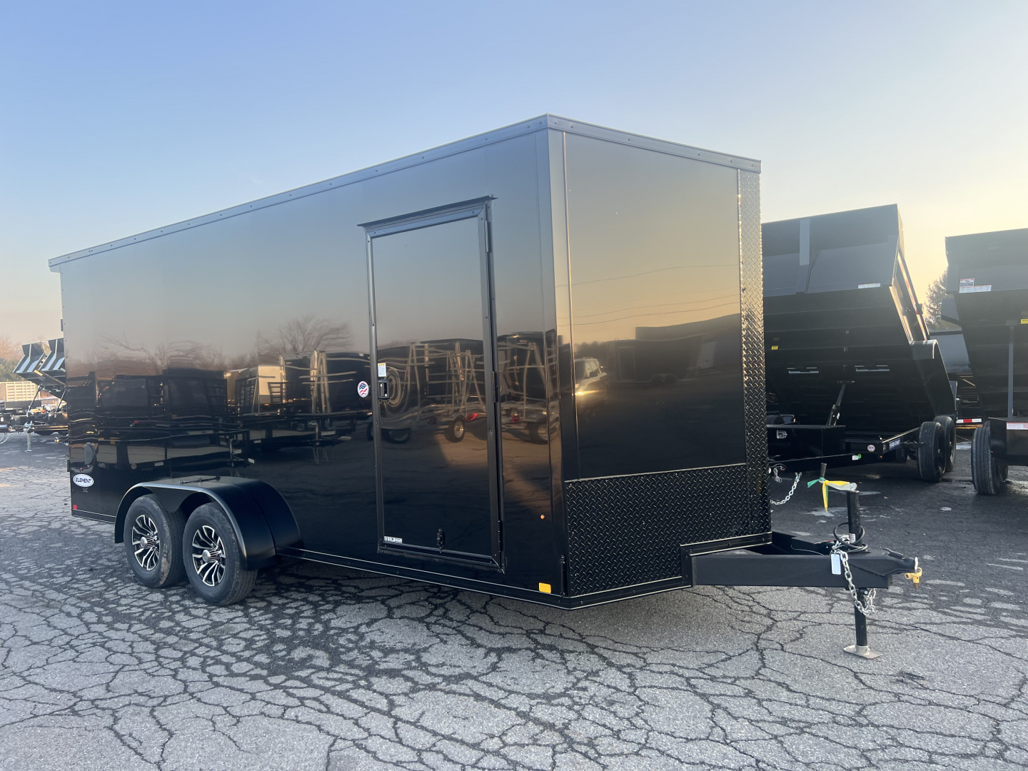 New 2026 Look Trailers 7X18 10K Element SE Ramp Door Cargo / Enclosed Trailer