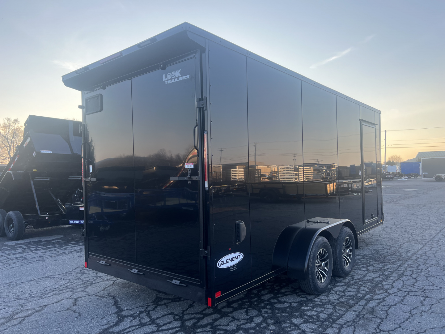 New 2026 Look Trailers 7X18 10K Element SE Ramp Door Cargo / Enclosed Trailer