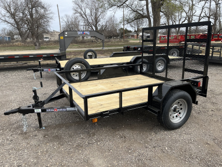 New 2026 Double A 77 x8' Utility Trailer