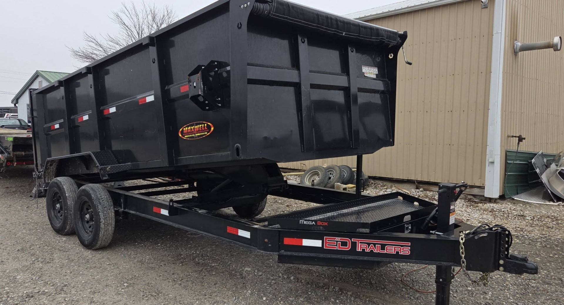 Used 2025 ED Trailers 7X14 Dump Trailer