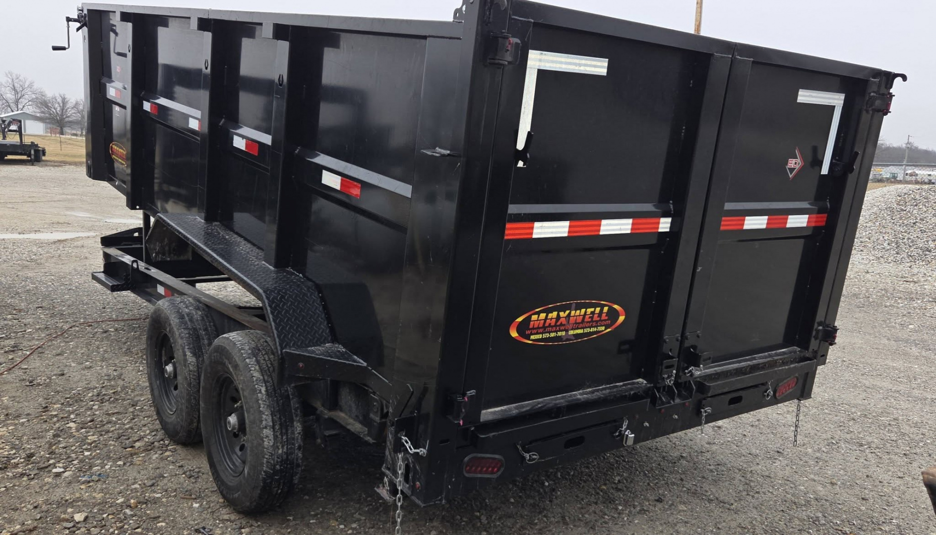 Used 2025 ED Trailers 7X14 Dump Trailer