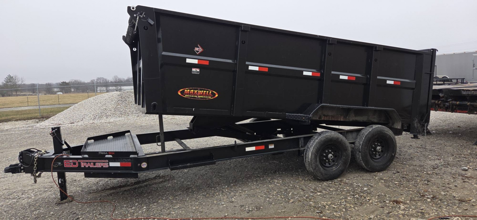 Used 2025 ED Trailers 7X14 Dump Trailer