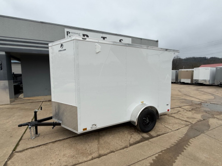 New 2026 Stallion Manufacturing LLC 6' X 10' Single Axle Ramp Door Cargo / Enclosed Trailer