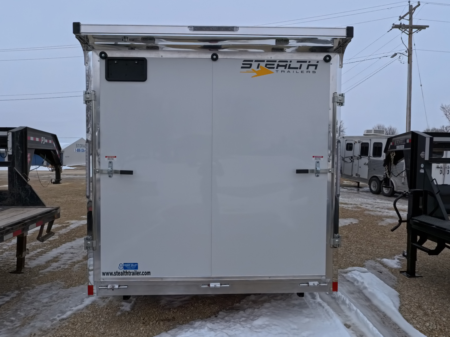New 2026 Stealth Trailers 7.5 x 14 x 7 Cobra Enclosed Cargo with 7K GVWR, Torsion Axles & Lightlid Roof