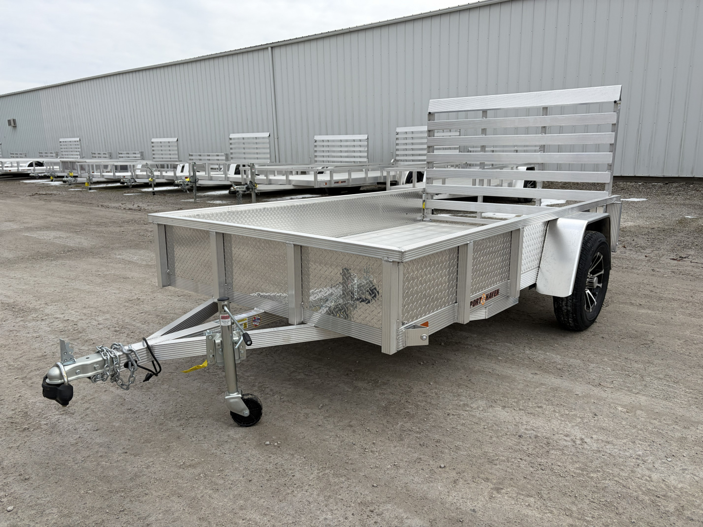 New 2026 Sport Haven AUT610DS (6' x 10') 2.9K Utility Trailer w/ ATP Sides
