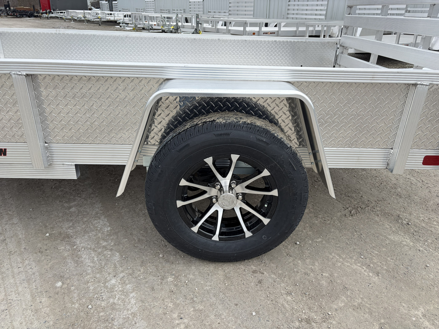 New 2026 Sport Haven AUT610DS (6' x 10') 2.9K Utility Trailer w/ ATP Sides