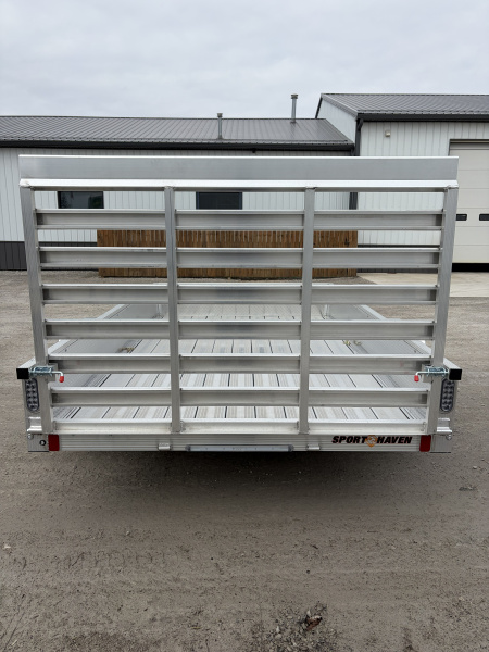 New 2026 Sport Haven AUT610DS (6' x 10') 2.9K Utility Trailer w/ ATP Sides