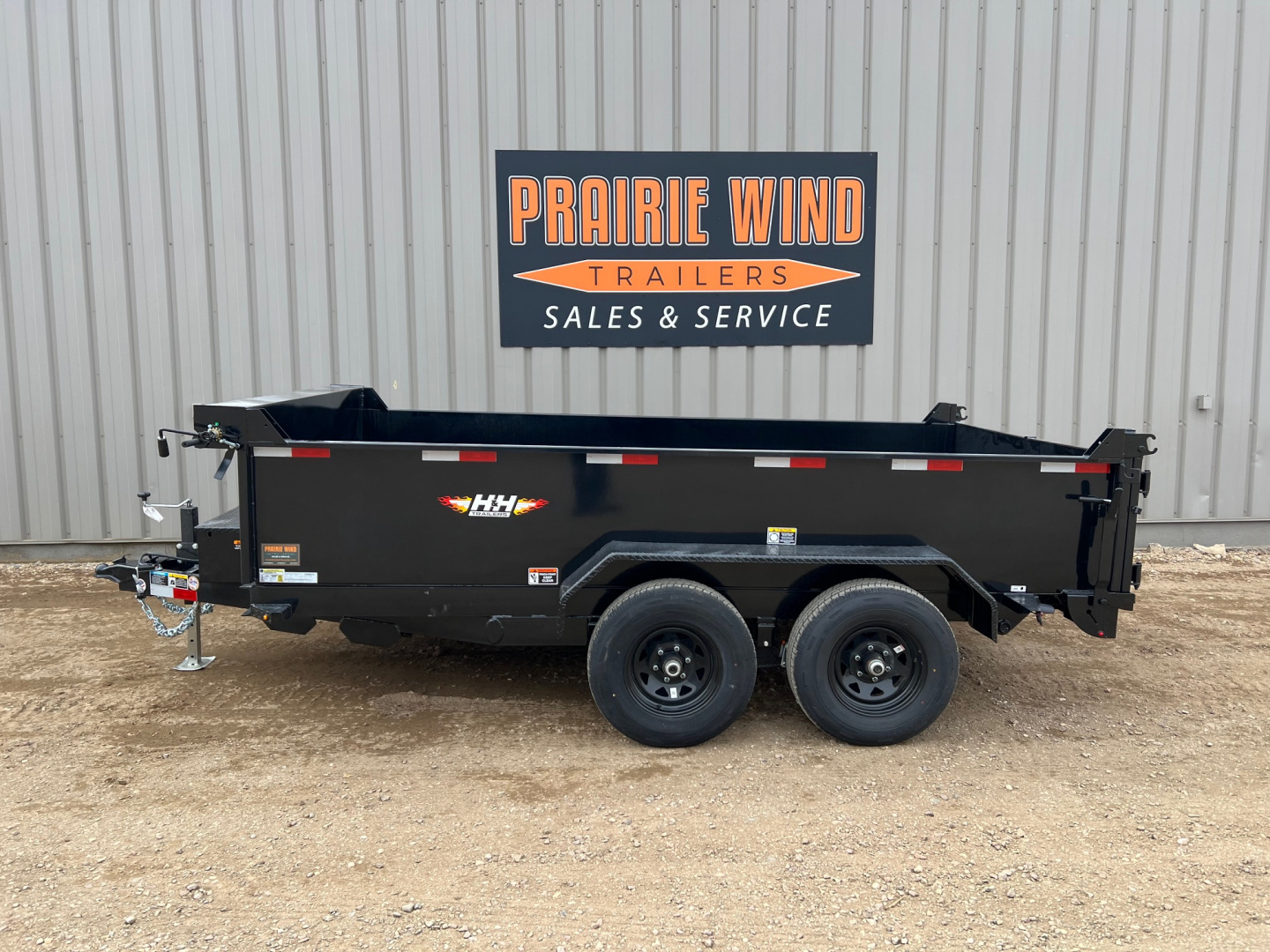 New 2026 H&H Trailers 12' H7612UD Dump Trailer