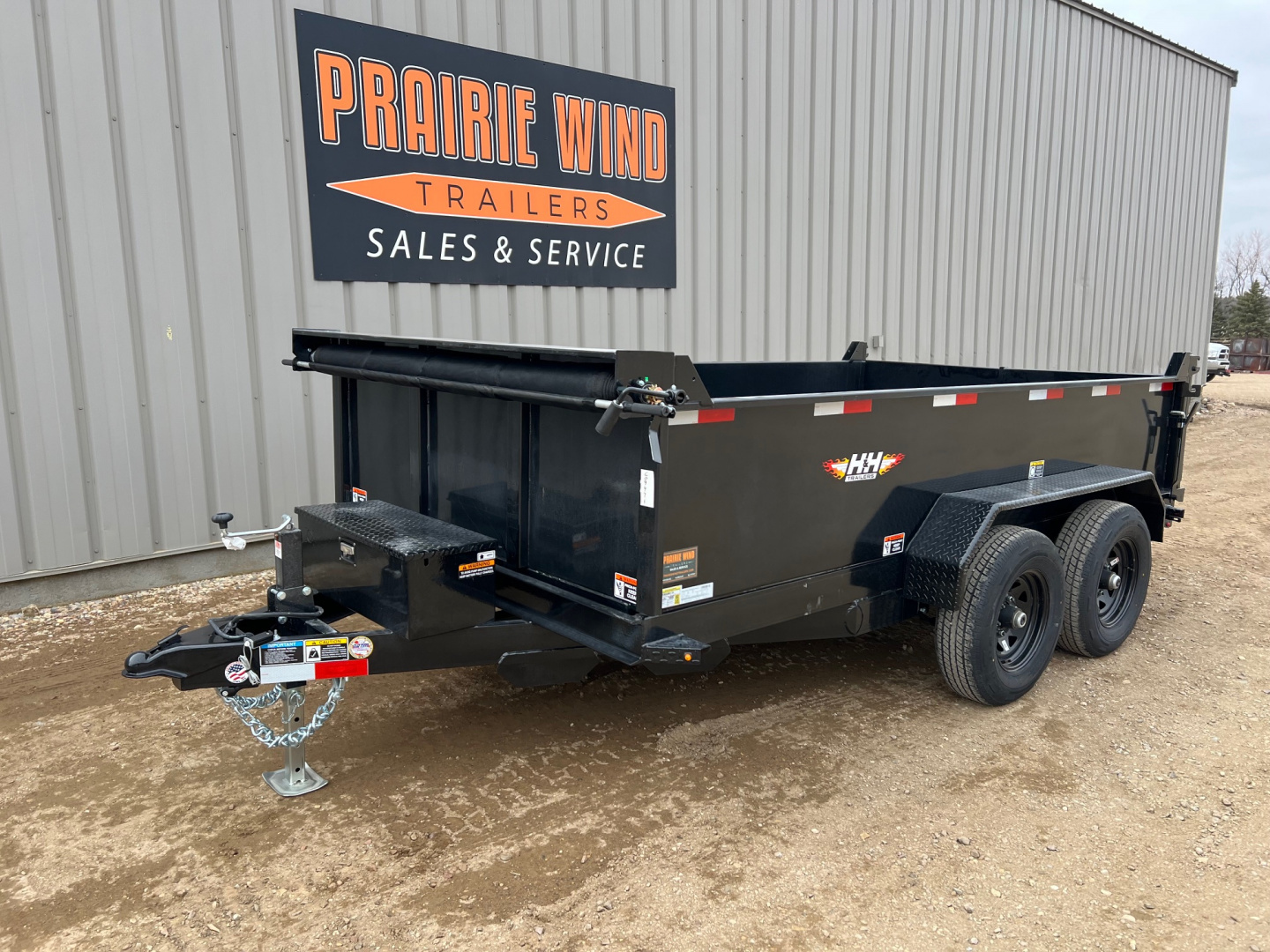 New 2026 H&H Trailers 12' H7612UD Dump Trailer