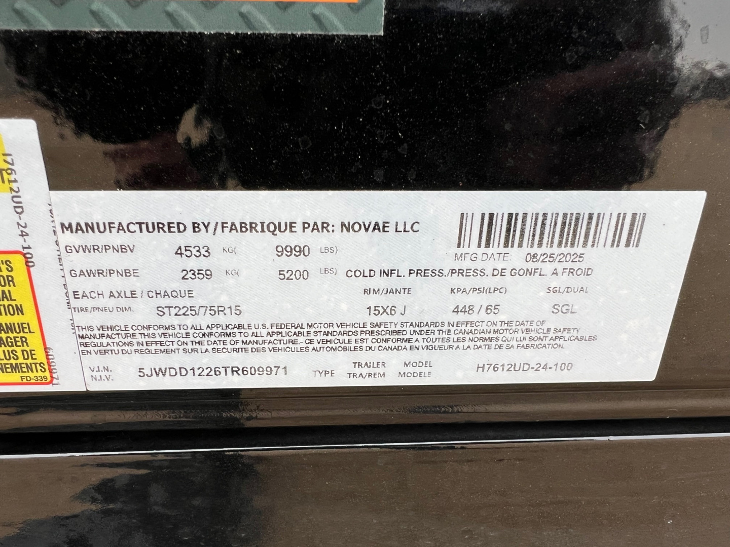 New 2026 H&H Trailers 12' H7612UD Dump Trailer