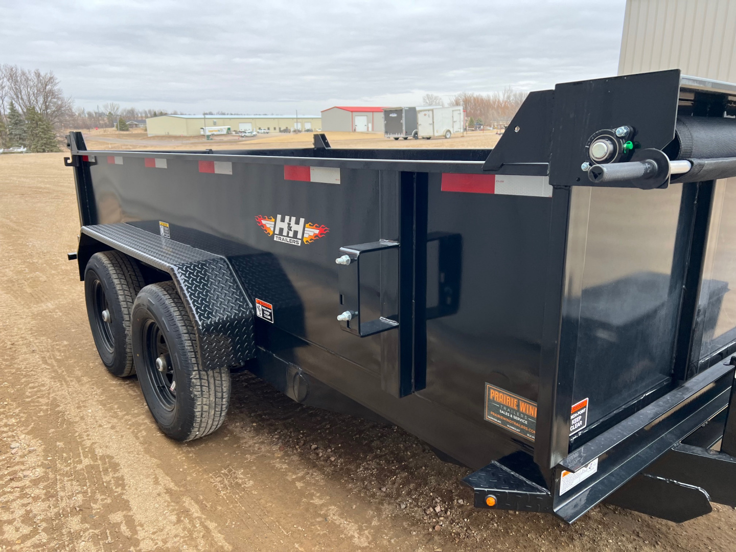 New 2026 H&H Trailers 12' H7612UD Dump Trailer