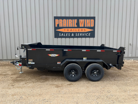 New 2026 H&H Trailers 12' H7612UD Dump Trailer