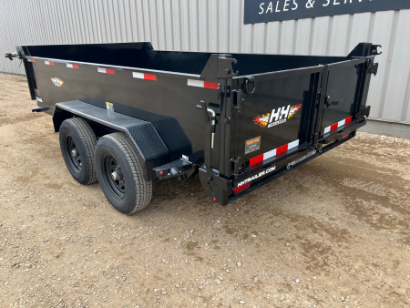 New 2026 H&H Trailers 12' H7612UD Dump Trailer