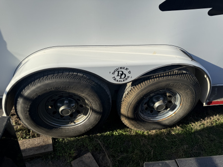 Consignment 2001 Double D 2 HORSE Stock / Stock Combo Trailer