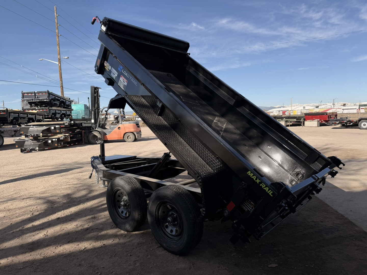 New 2026 Load Trail 5-10 Dump Ram Style 3.5K Axles