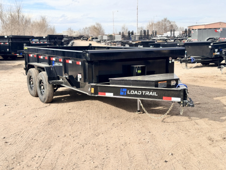 New 2026 Load Trail 7-14 Dump W/ Hydraulic Jack 7K Axles