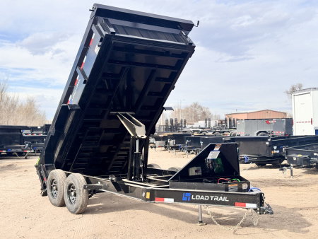 New 2026 Load Trail 7-14 Dump W/ Hydraulic Jack 7K Axles